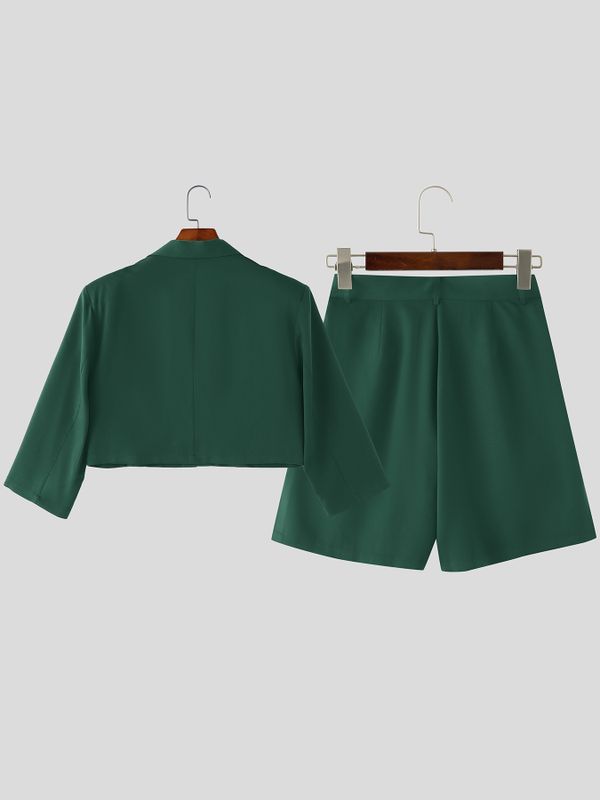 Men's Small Slit Design Casual Two Pieces Outfit SKUL54054