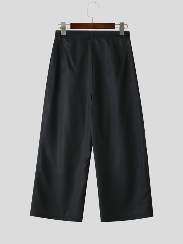 Men's Cartoon Print Wide Leg Casual Pant SKUL25974