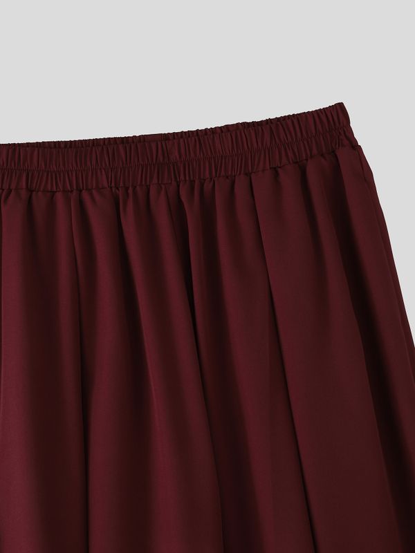 Men's Vintage Harajuku Deconstructed Button Detail Pleated Balloon Wide Leg Pant SKUL70243