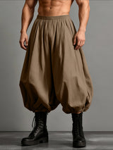 Men's Solid Color Casual Loose Lantern Pant SKUL48688