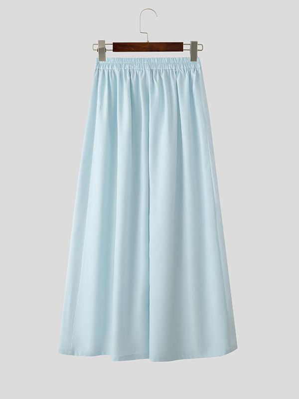 Men's Avant-Garde Tri-Color Block Flowing Palazzo Pant SKUL60084
