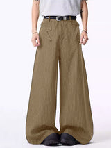 Men's Striped Wide Leg Casual Pant SKUL27356