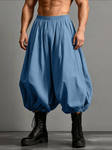 Men's Solid Color Casual Loose Lantern Pant SKUL48688