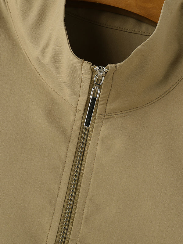 Mens Asymmetrical Cut-Out Mock Neck Sleeveless Tank SKUL05314