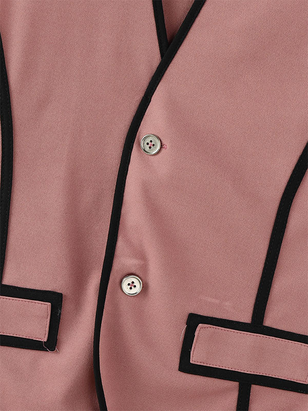 Men's Bold Stripe Colorblock Casual Two Pieces Outfit SKUL24960