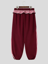 Men's Casual Plaid Design Pant SKUL62080