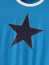 Mens Star Print Cropped Short-Sleeve T-Shirt SKUL17950