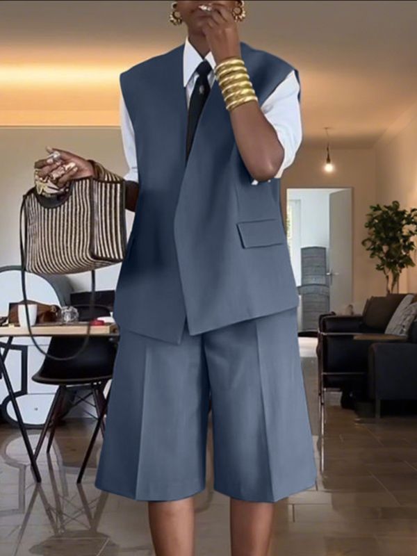 Men's Fashion Simple Casual Two Pieces Outfit SKUL53242