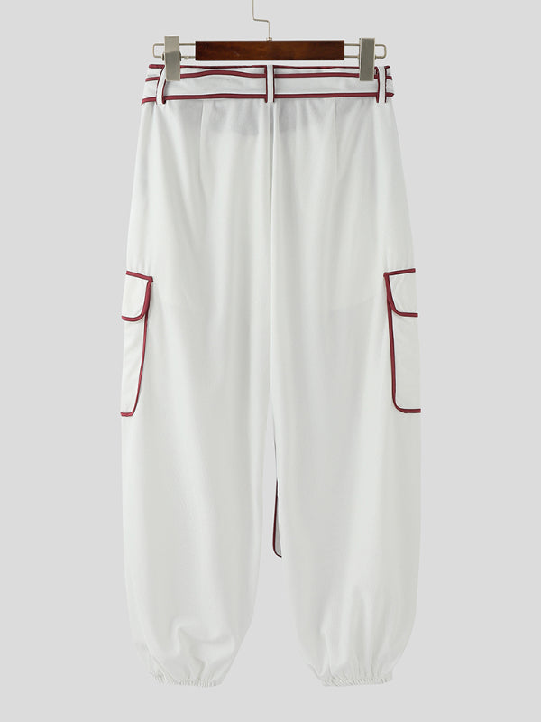 Mens Bold Stripe Color Block Casual Pant SKUL20520