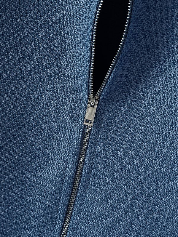 Men's Solid Color Cropped Casual Jacket SKUL35214