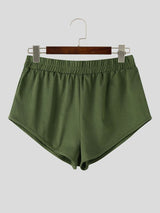 Men's Playful Subculture High-Street Reflective Hand Graphic Short SKUL68417