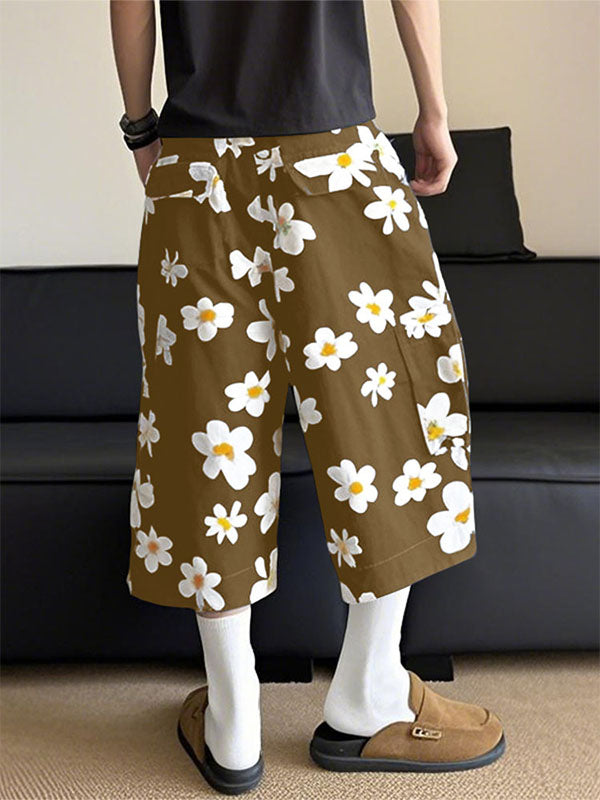 Mens Floral Print Casual Pant SKUL17876