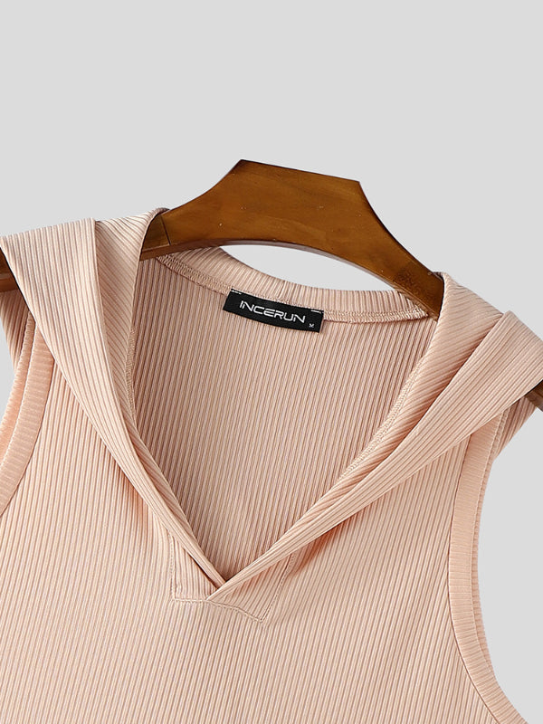 Men's Stripe Pullover Casual T-Shirt SKUL28139