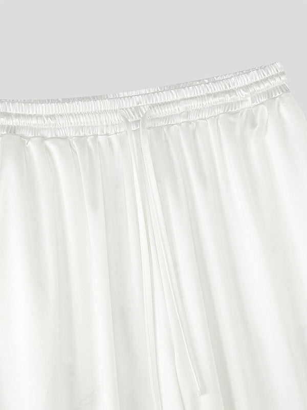 Men's Solid Color Loose Casual Pant SKUL25089