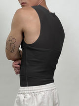 Mens Color-Blocked Sheer Tank SKUK96870