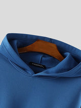 Men's Solid Color Kangaroo Pocket Hoodie SKUL34131