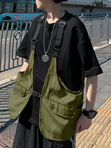 Men's Functional Style Large Pocket Sleeveless Outer Waistcoat SKUL37762