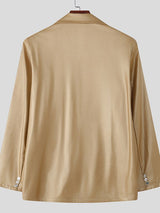 Men's Shiny Long Sleeve Blazer SKUL37519