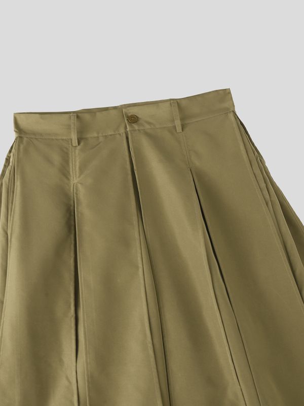 Men's Avant-Garde Vertical Slashed Panels Extra-Wide Leg Fit Pant SKUL58782