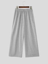 Men's Deconstructed Drawstring Cross Design Casual Pant SKUL36335