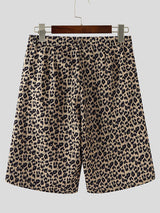 Men's Leopard Print Casual Short SKUL18034