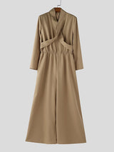 Men's Solid Color Casual Jumpsuit SKUL51264