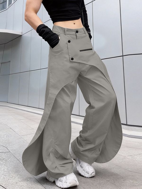Men's Deconstructed Zipper Long Pant SKUL57246