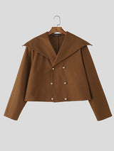 Men's Casual Metal Button Long Sleeve Jacket SKUL29606