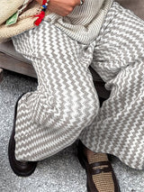 Mens Vacation Style Striped Casual Pant SKUL13897