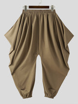 Mens Solid Bound Feet Loose Harem Pants SKUK52071
