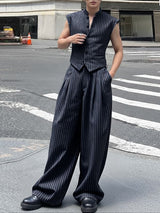 Men's Casual Striped Two Pieces Outfit SKUL39761