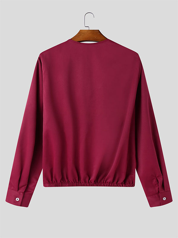 Mens Ethnic Print Long Sleeve Cardigan SKUL01187