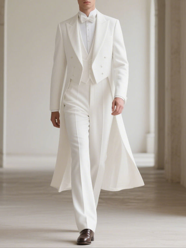 Men's Casual Tail Hem Long Sleeve Blazer SKUL28107