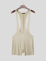 Men's Clubwear Sheer Mesh Suspender Bodysuit SKUL65505