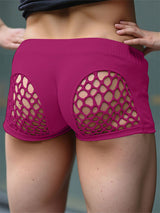 Men's Hollow Mesh Patchwork Short SKUL22533