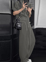 Men's Piped Colorblock Casual Two Pieces Outfit SKUL26992