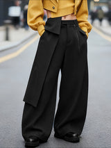 Men's Deconstructed Layered Wide Leg Casual Pant SKUL48797