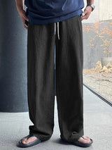 Mens Denim Straight Wide-Leg Pant SKUK74702