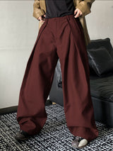 Men's Solid Color Loose Wide Leg Pant SKUL39708