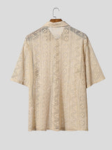 Mens Sheer Mesh Short Sleeve T-Shirt SKUL19118