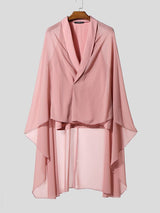 Men's Party Style Semi Sheer Long Sleeve Shirt SKUL36417