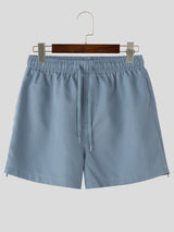 Men's Solid Color Split Casual Short SKUL28269