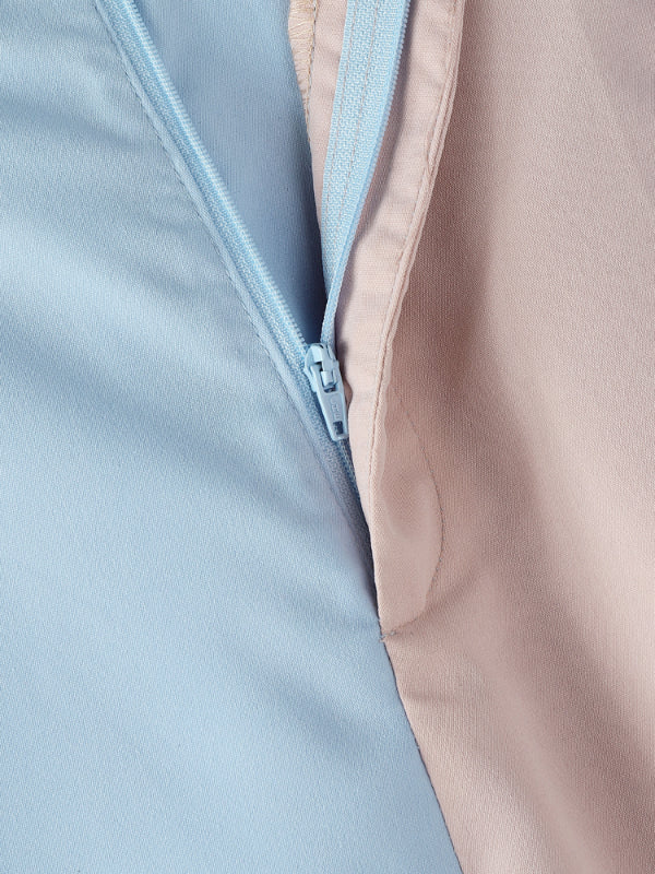 Men's Colorblock Cropped Casual Two Pieces Outfit SKUL22807