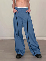 Mens Solid Color Casual Long Pant SKUK71657