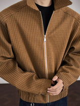 Men's Stripe Casual Long Sleeve Jacket SKUL42650