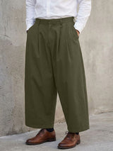 Men's Solid Color Wide Leg Casual Pant SKUL50957