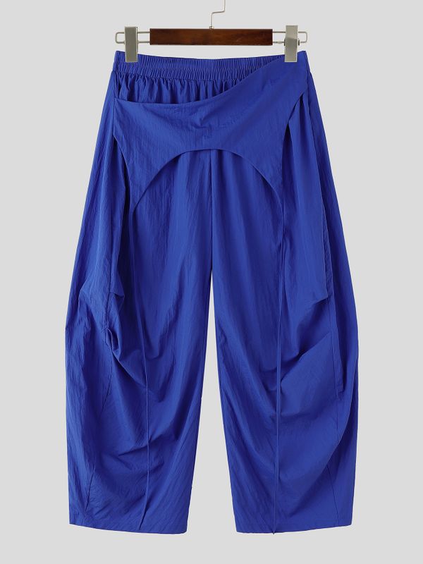 Men's Avant-garde Streetwear Vintage Patchwork Loose Drop Crotch Casual Harem Pant SKUL69657