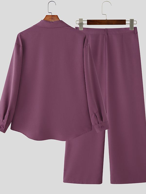 Men's 3D Floral Decor Lightweight Two Pieces Outfit SKUL38899