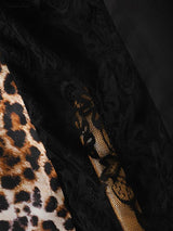Men's Leopard Print High-Waisted Wide-Leg Pant SKUL66123