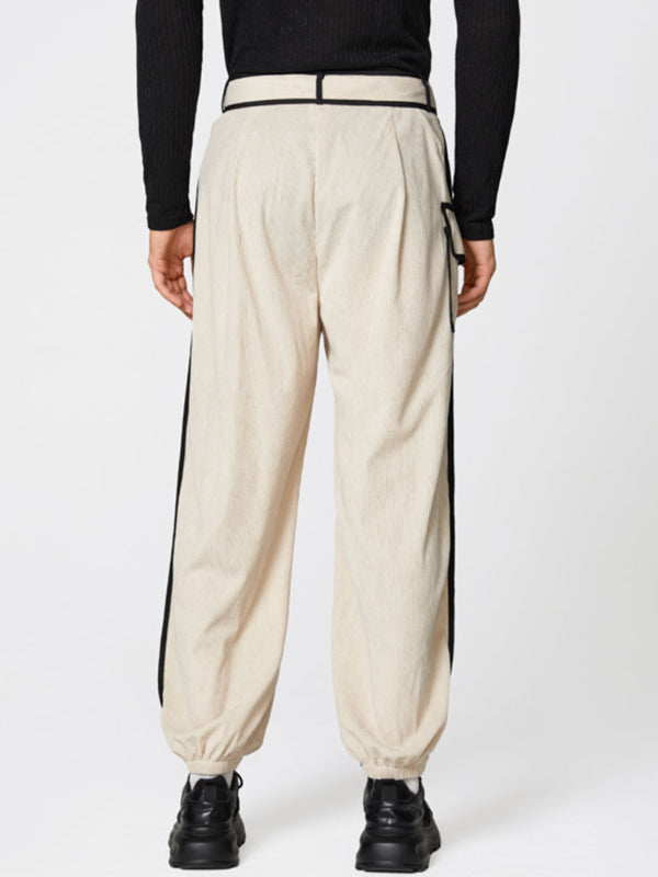 Mens Striped Colorblock Casual Pant SKUL20522